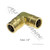 Automann brass PLC union elbow 1/2 inch 177.13B658