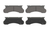 Wagner Brakes ThermoQuiet MX450 Semi-Metallic Front Disc Brake Pad Set