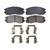 Wagner ZD484 QuickStop Disc Brake Pad Set (ZD484)