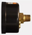 Milton 1189 Mini High Pressure Dial Gauge, Brass, 1/8" NPT (1189)