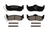 Wagner ZD1041 QuickStop Rear Disc Brake Pad Set (ZD1041)