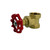 Brass gate valve ¾ inch BSPT GV34