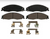 Wagner ZD921 QuickStop disc brake pad set