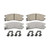 Wagner ThermoQuiet QC714 Ceramic Rear Disc Brake Pad Set