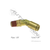 Automann Brass PLC 45 Degree Male Elbow 1/4" x 1/8" (177.13B744A)
