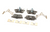 AC Delco Professional Ceramic Disc Brake Pad Set 14D1086CHF1