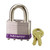 Master Lock brass padlock 1-3/4 inch wide keyed 1D
