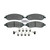 AC Delco 14D1068MH Semi-Metallic Front Disc Brake Pad Set