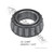 Automann wheel bearing cone 182.HM212047