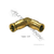 Automann brass PLC union elbow 1/4 inch 177.13B654
