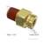 Automann brass PLC male connector 3/16 x 1/16 inch