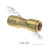 Automann brass PLC union 3/8 inch