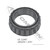 Automann wheel bearing cone 182.HM218248