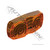 Automann Marker Light 2in X 4in Bullseye Amber (571.LG26A)