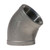 Black pipe fitting 3/4 inch 90 degree street elbow