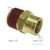 Automann brass PLC male connector 1/2 x 1/2 177.13B688D