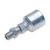 Gates MegaCrimp Male Pipe Swivel Straight, 3/8" x 1/4" (6G4MPX)