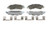 Wagner OEX1363 Ceramic Disc Brake Pad Set - Front (OEX1363)