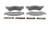 Wagner Brakes MX702A Semi-Metallic Disc Brake Pad
