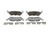 Wagner OEX1602 ceramic disc brake pad set
