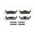 Wagner OEX1012A Ceramic Disc Brake Pad Set | Rear