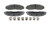 Wagner Brakes Wagner Semi-Metallic Disc Brake Pad Set – Rear Pads (MX1680)