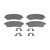 Wagner MX757 semi-metallic disc brake pad set
