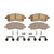 Wagner Brakes Wagner QC866 ThermoQuiet Ceramic Disc Brake Pad Set (QC866)