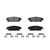 Wagner ZD1707 Ceramic Disc Brake Pad (ZD1707)