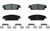 Wagner Brakes QuickStop Ceramic Disc Brake Pad Set | ZD1707