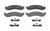 Wagner MX655 ThermoQuiet Front Disc Brake Pad Set | Semi-Metallic