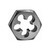 Century 7/16-20 NF Carbon Steel Hex Die (96208)