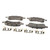 AC Delco 14D1169CHF1 Front Disc Brake Pad Set