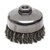 Weiler 12316 4" Knot Wire Cup Brush, Single Row, .023" Steel Fill, 5/8"-11 Nut (12316)