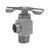 Edelmann 307200 drain cock valve 1/8 inch pipe