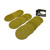 Color Extra 6" Gold Abrasive Disc 40 Grit | CX8255