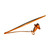 Tramec Sloan Gladhand Pacifier Seal with Strap (Orange) (441721)