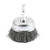 Forney Cup Brush, Crimped, 2" x 0.012" x 1/4" Hex Shank (72729)