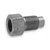 Edelmann Hydraulic Brake Fitting 3/16" (3/8"-24) Female Invert Flare x 3/16" (10mm x 1.0) Male Bubble Flare Adapter (271300)