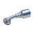 Gates MegaCrimp Hydraulic Hose Fitting, Code 61 O-Ring Flange, 45° Bent Tube (12G12FL45)