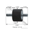 Automann grille mount bushing Freightliner M20613