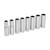 Performance Tool 8-piece 1/2 inch drive metric socket set W32400