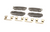 ACDelco 14D1275CHF1 professional ceramic disc brake pad set