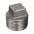 Pipe 1" Black Malleable Iron Pipe Plug | 1P