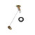 Stewart Warner Fuel Level Sending Unit, 240‑33.5Ω, 6‑12″ Float Arm (385B‑F)
