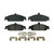 Wagner ZD727 QuickStop Front Disc Brake Pad Set