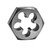 Century 98213 5/8-11 NC Hex Die | High Carbon Alloy Steel