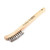 Forney 70503 scratch brush curved handle stainless