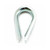 Forney Wire Rope Thimble, Zinc Plated, 1/4 in | 61032