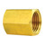 Edelmann 1/4 inch invert flare brass union 123400